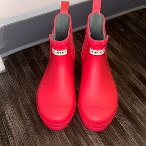 Hot Pink Hunter Boots